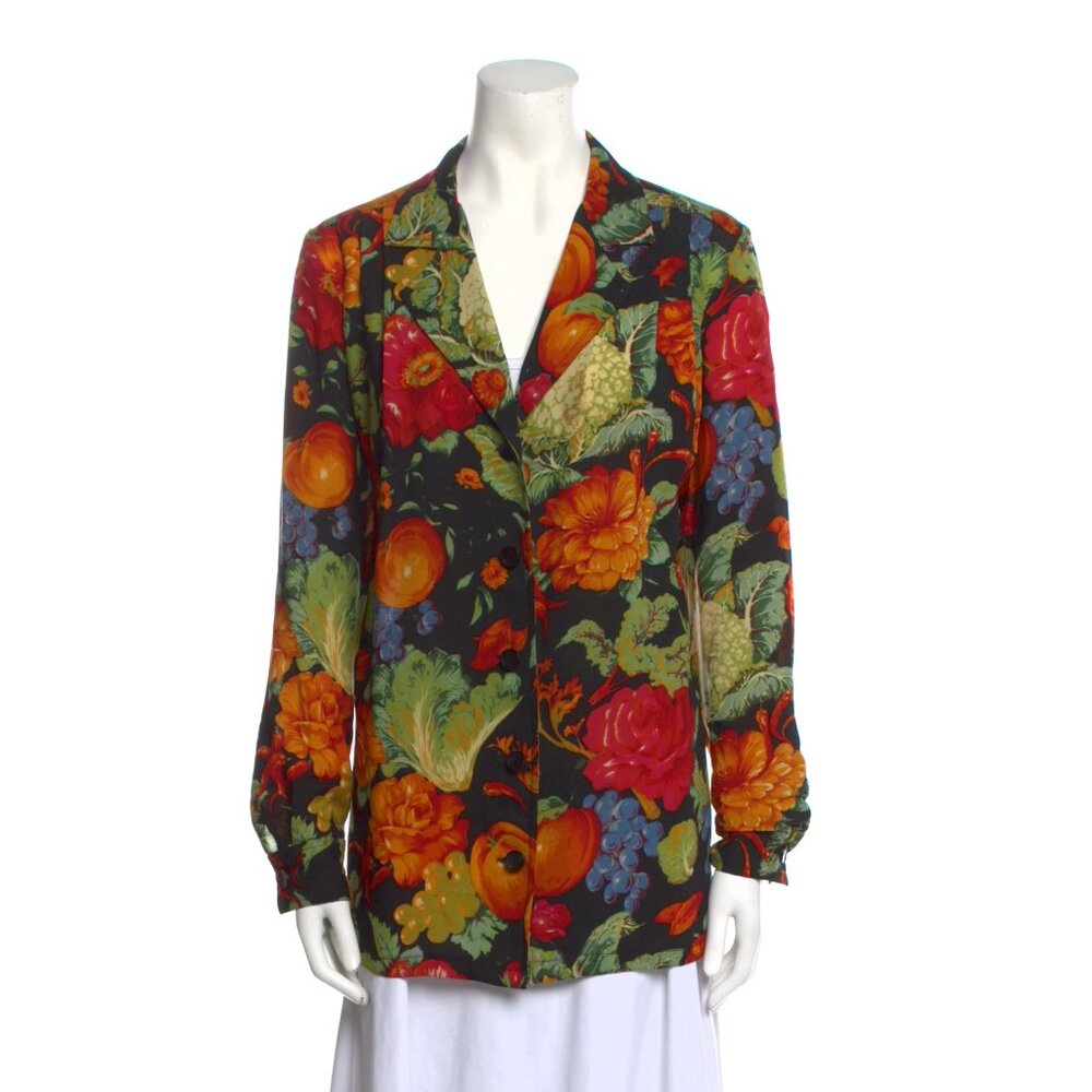 Ungaro Paris Vintage 1990's Floral Blazer